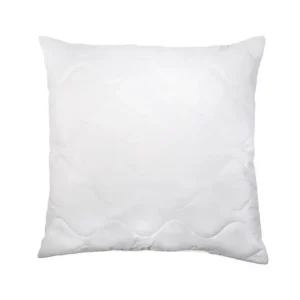 ABEIL Lot de 2 Oreillers a memoire de forme matelasses 60x60 cm blanc