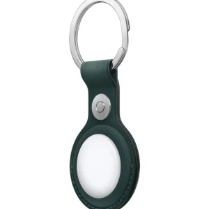 Accessoire tracker Bluetooth Porte clés en tissage fin AirTag Vert