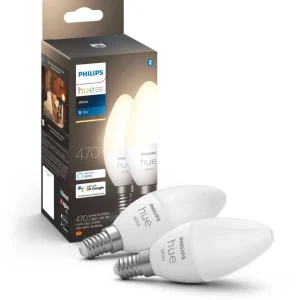 Ampoule LED connectée HUE White E14 x2