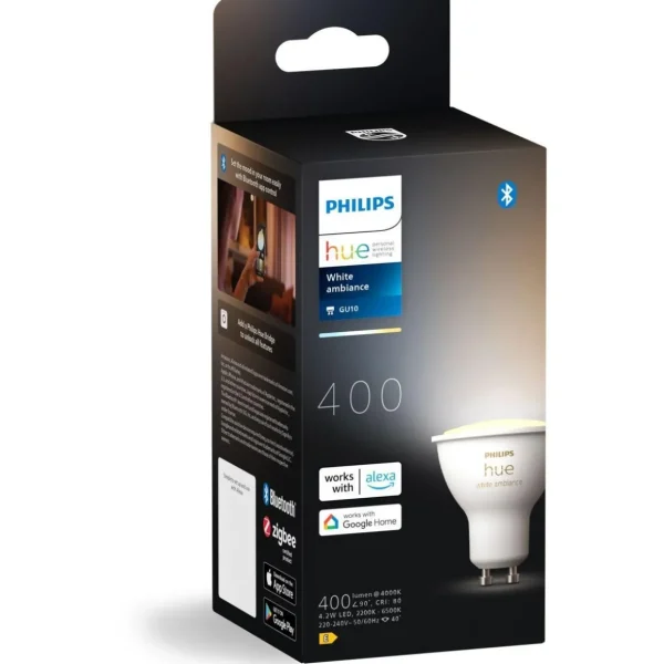 Ampoule LED connectée Hue Spot seul White Ambiance GU10
