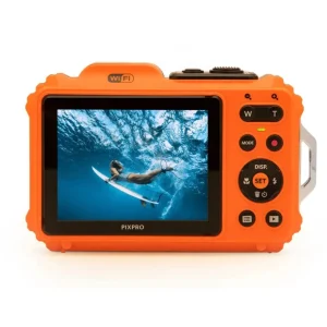 Appareil photo Compact WPZ2 Orange + 1 Batterie + Carte 16 Go