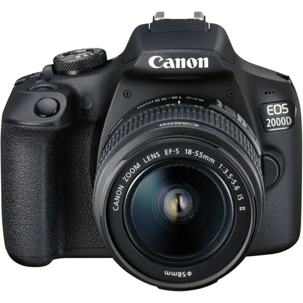 Appareil photo Reflex EOS 2000D Noir + objectif EF-S 18-55 IS II + objectif EF 50 MM F / 1.8 STM