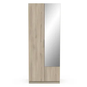 Armoire 2 portes 1 miroir L79 cm THIBAULT / GHOST