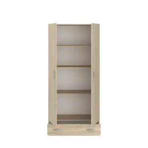 Armoire 2 portes 1 tiroir L78cm HOUSTON