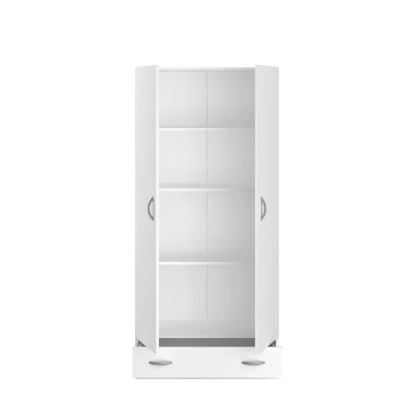 Armoire 2 portes 1 tiroir L78cm HOUSTON