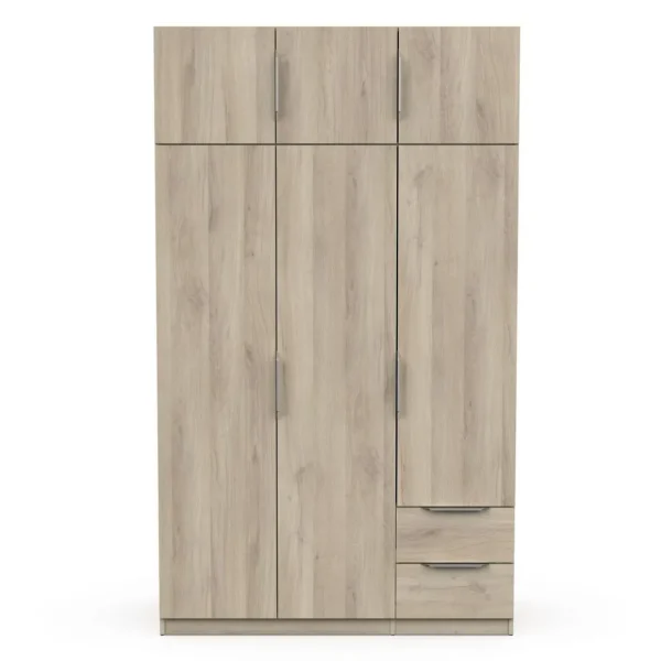 Armoire 6 portes 2 tiroirs L119 cm THIBAULT