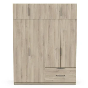 Armoire 8 portes 2 tiroirs L157 cm THIBAULT