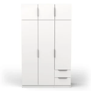 Armoire 6 portes 2 tiroirs L119 cm THIBAULT