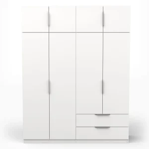 Armoire 8 portes 2 tiroirs L157 cm THIBAULT