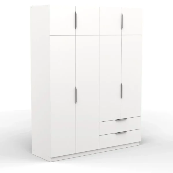 Armoire 8 portes 2 tiroirs L157 cm THIBAULT