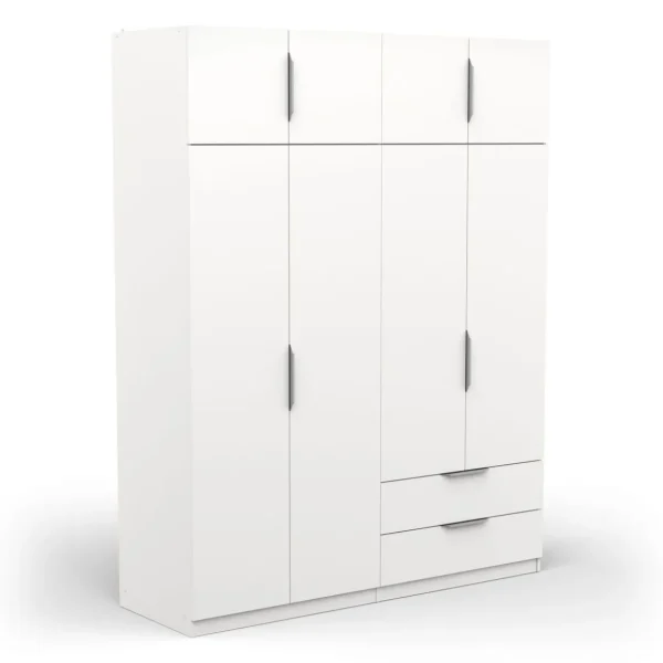 Armoire 8 portes 2 tiroirs L157 cm THIBAULT