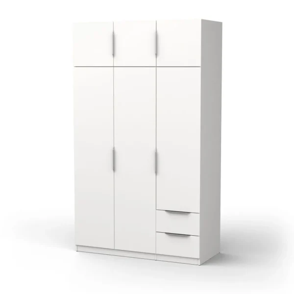 Armoire 6 portes 2 tiroirs L119 cm THIBAULT