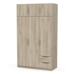 Armoire 6 portes 2 tiroirs L119 cm THIBAULT