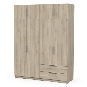 Armoire 8 portes 2 tiroirs L157 cm THIBAULT