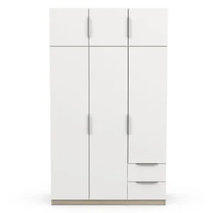 Armoire 6 portes 2 tiroirs L119 cm THIBAULT