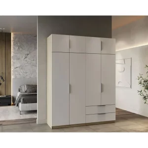 Armoire 8 portes 2 tiroirs L157 cm THIBAULT