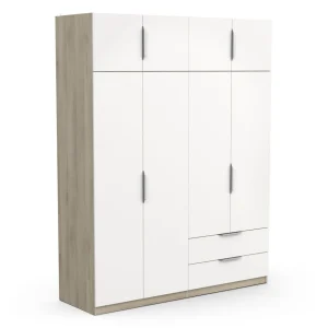 Armoire 8 portes 2 tiroirs L157 cm THIBAULT