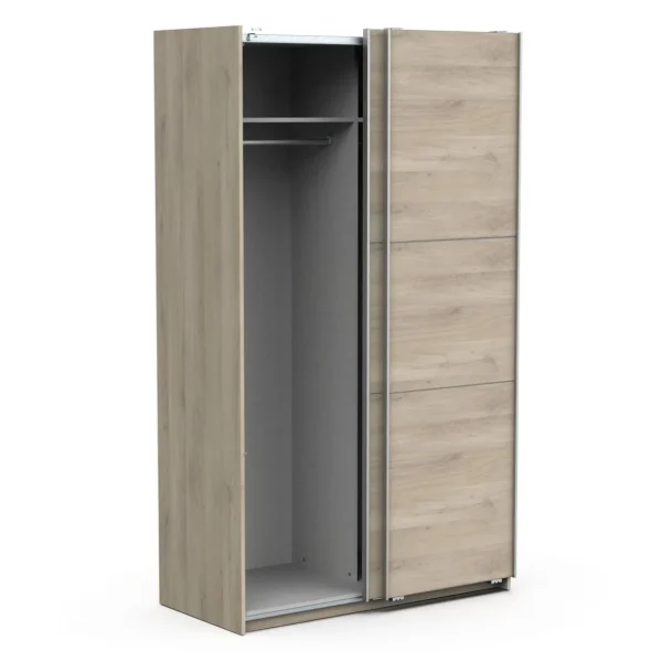 Armoire 2 portes coulissantes L120 cm THIBAULT