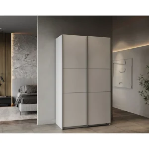 Armoire 2 portes coulissantes L120 cm THIBAULT