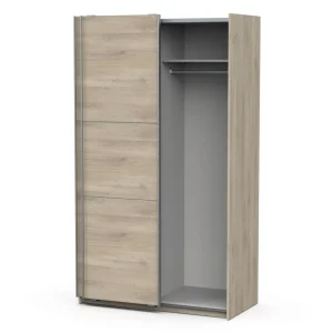 Armoire 2 portes coulissantes L120 cm THIBAULT