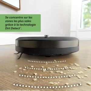 Aspirateur robot connecté Roomba I115640 - Gris