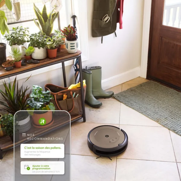 Aspirateur robot connecté Roomba I115640 - Gris