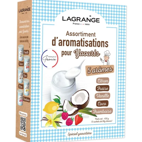 Assortiment de 5 aromatisations yaourts 380500