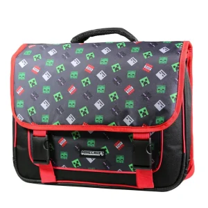 BAGTROTTER Cartable 38 cm Minecraft Noir