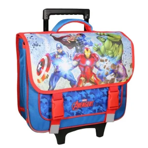 BAGTROTTER Cartable à roulettes 38 cm Avengers Multicolore