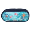 BAGTROTTER Trousse scolaire 2 compartiments Koh Lanta Turquoise