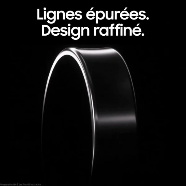 Bagues connectées Ring taille 13 Noir