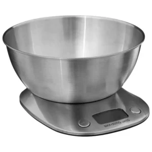 Balance de Cuisine Digitale Bol Inox 21cm Argent