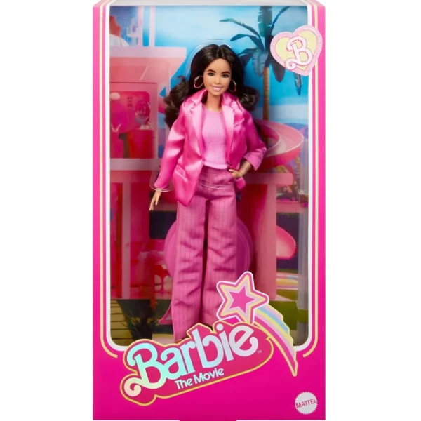 Barbie Le Film - Poupée Gloria portant un tailleur-pantalon rose