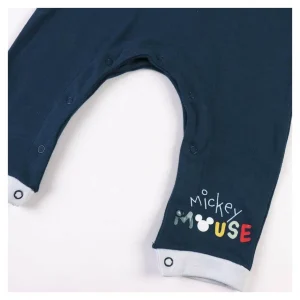 Barboteuse à Manches Longues pour Bébé Mickey Mouse Bleu