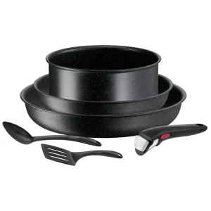 Batterie de cuisine induction 6 pièces BLACK STONE