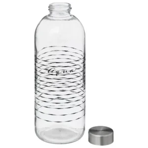 Bouteille en Verre Aqua 1L Transparent