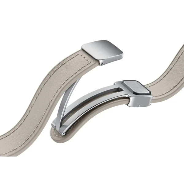 Bracelet Watch 5/6/7 S/M Hybrid Simili cuir Taupe