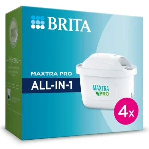 BRITA Pack de 4 cartouches filtrantes MAXTRA PRO All-in-1