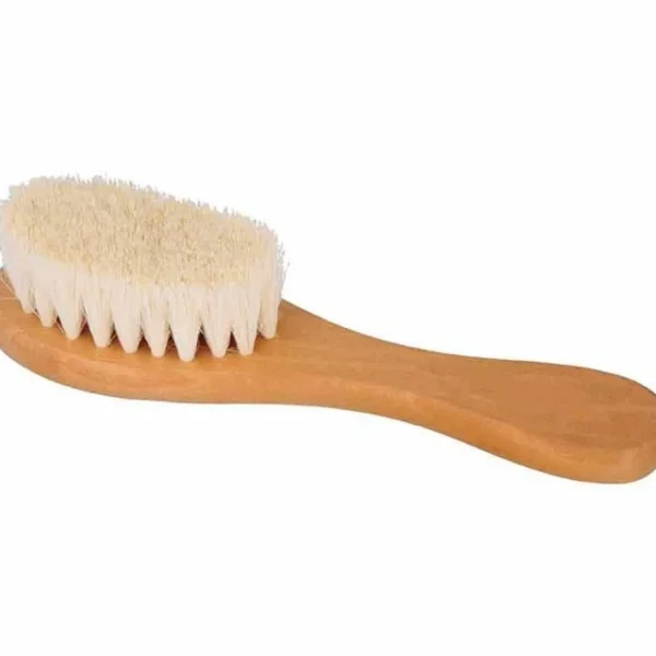 Brosse à cheveux en bois pour bébé