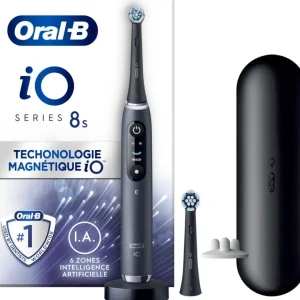 Brosse à dents électrique iO8s Series Black Onyx (+1 refils)