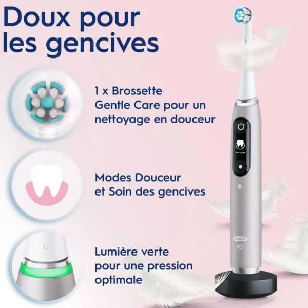 Brosse à dents électrique iO6s Series Gris Opal EDITION CADEAUX