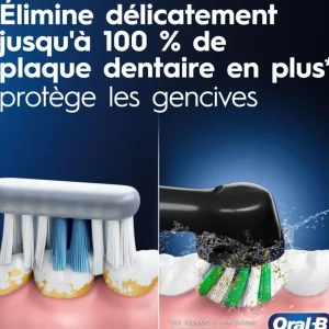 Brosse à dents électrique Pro 1 Bleue Cross Action + 1 brossette