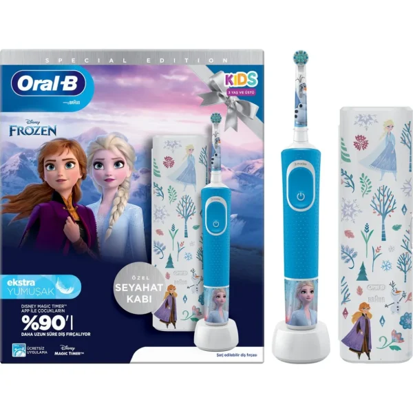 Brosse à dents électrique VITALITY PRO Reine des neiges - Bleu