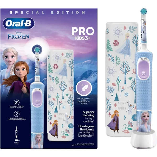 Brosse à dents électrique VITALITY PRO Reine des neiges - Bleu