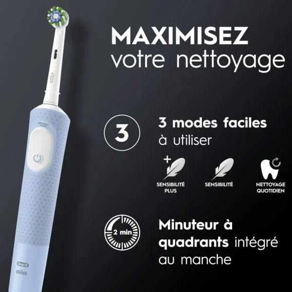 Brosse à dents électrique Vitality Pro - Bleu