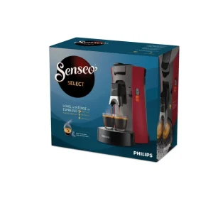 Cafetière à dosette SENSEO Select CSA240/91 - Rouge Intense