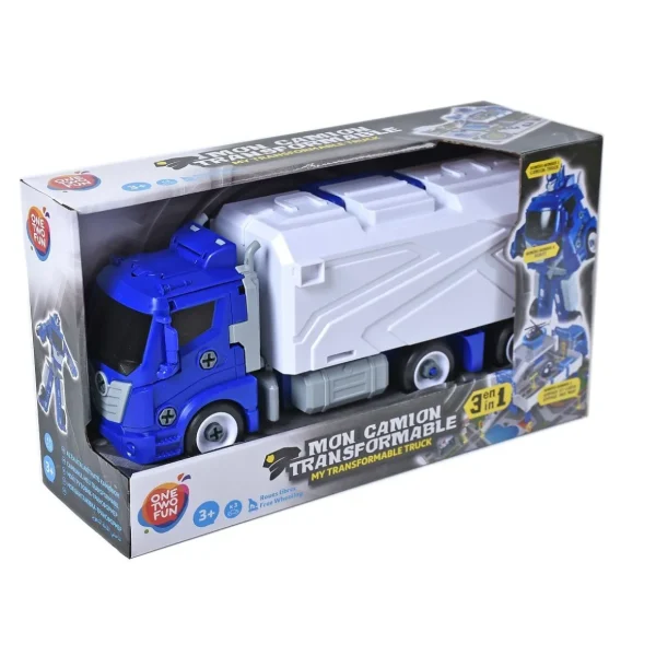 Camion de police transformable 3 en 1