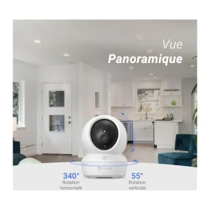 Caméra de surveillance Wifi H6C 2K motorisée