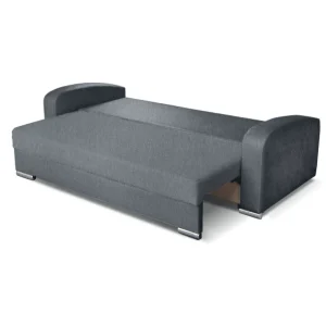 Canapé droit convertible 3 places tissu BOB