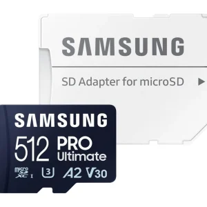 Carte Micro SD 512 Go Pro Ultimate avec adaptateur